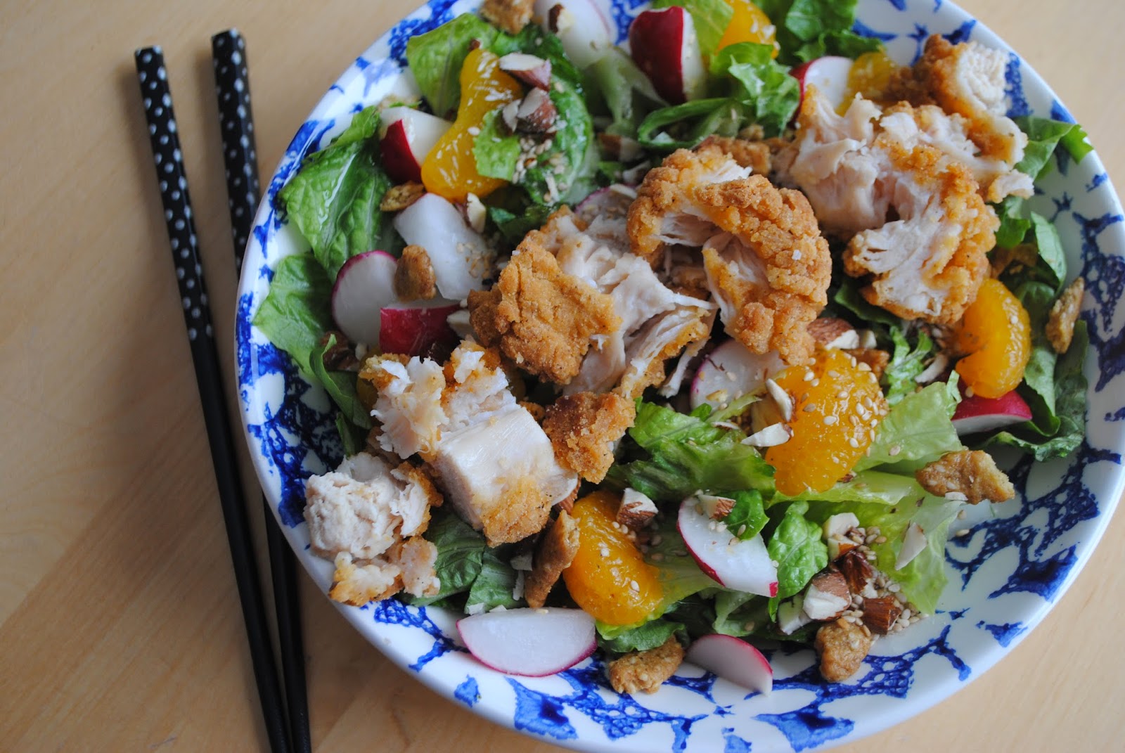 Lori's Lipsmacking Goodness ASIAN STYLE SALAD with Creamy Orange