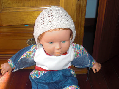 Creaciones Ika: Gorro para recién nacido