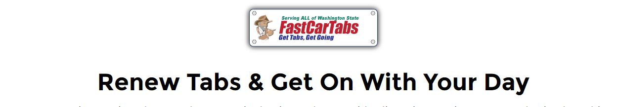 Buy-Renew Car Tabs Online Washington State