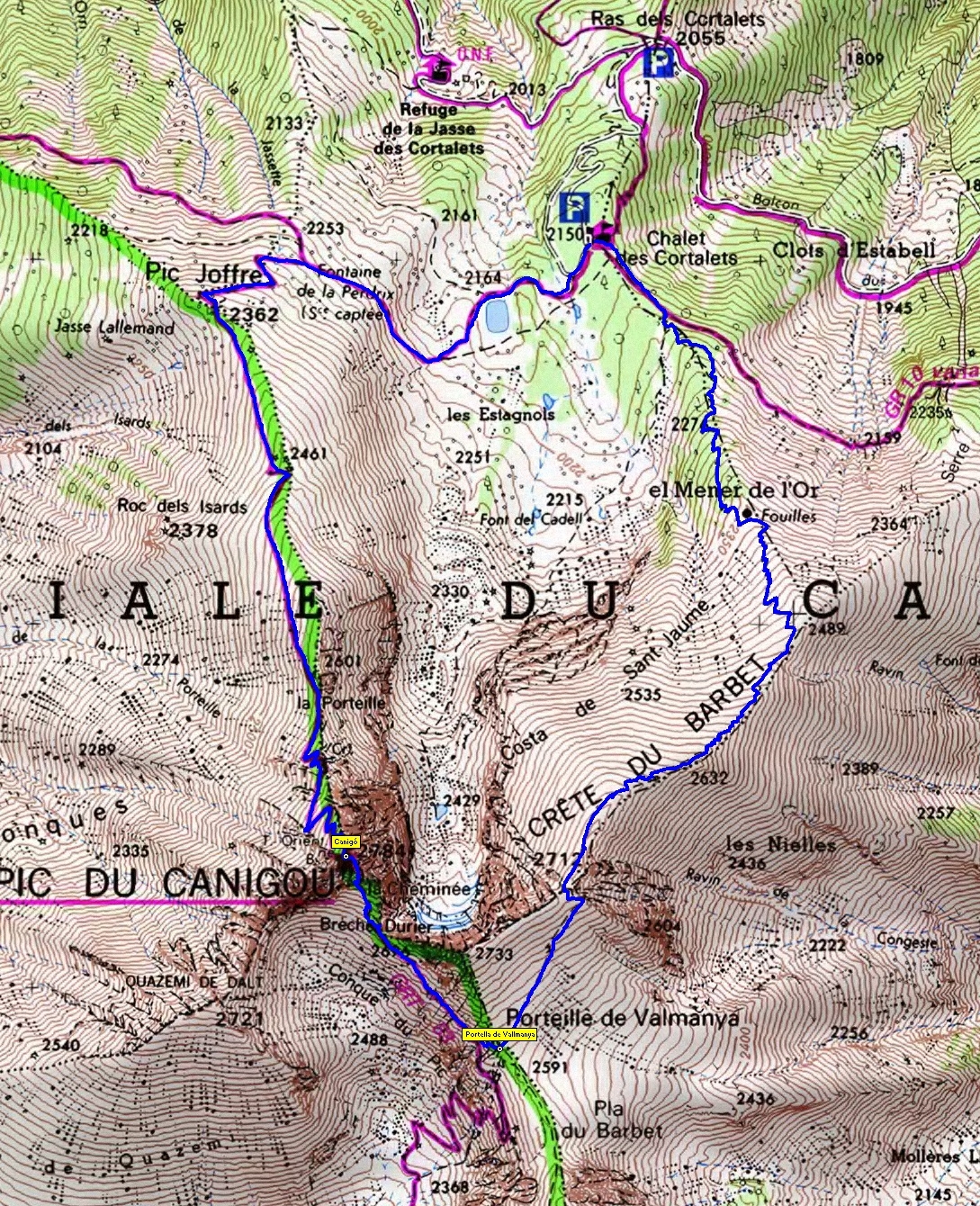 canigo mapa canigo mapa