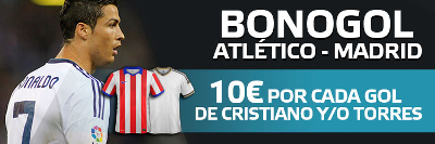 suertia bono 50 euros si Torres o Ronaldo marcan derbi Atletico vs Real Madrid liga 7 febrero suertia bono 50 euros si Torres o Ronaldo marcan derbi Atletico vs Real Madrid liga 7 febrero