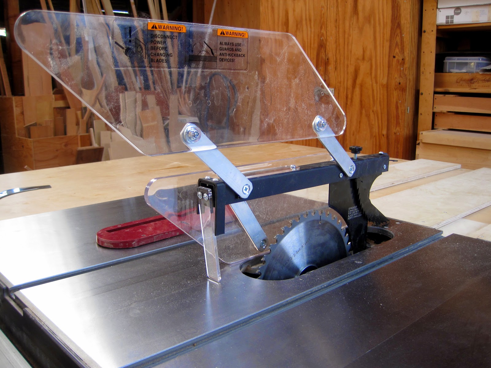 Manual getting to know the Grizzly G1023RLW Table Saw (plus 1st project)