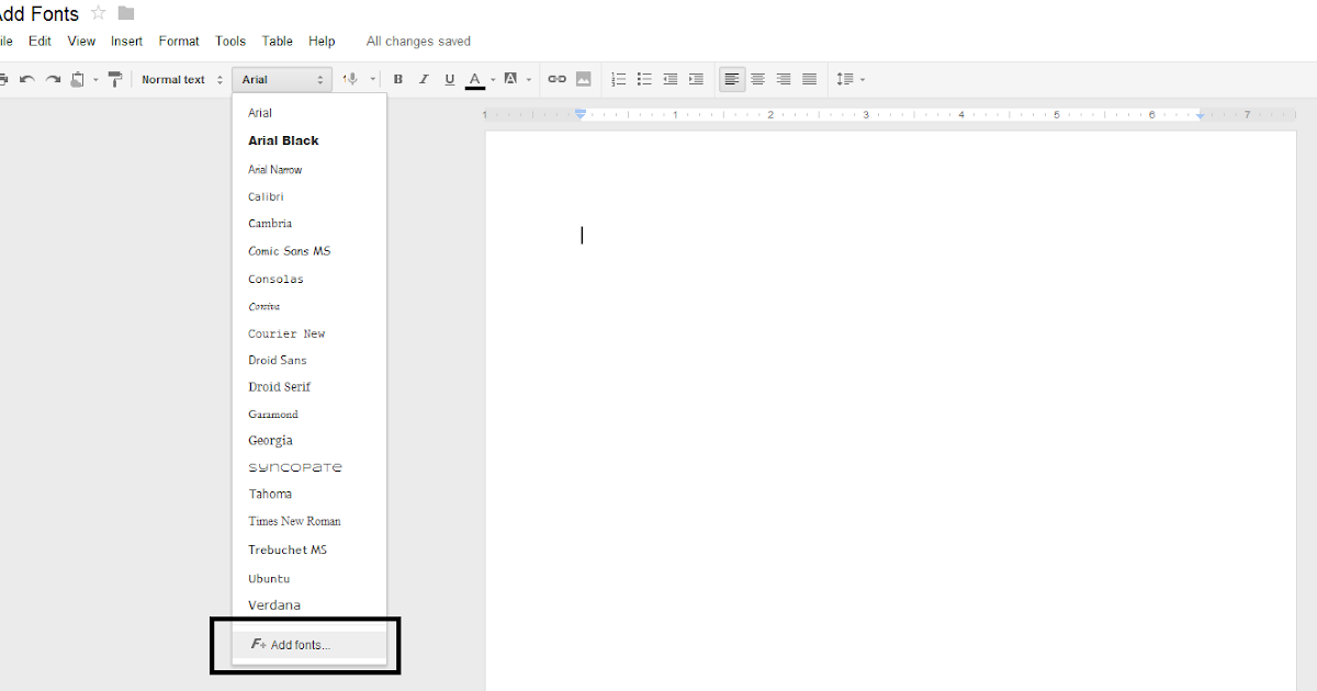 Fly the World: How to add New Fonts in Google Docs or Google Drive Drive