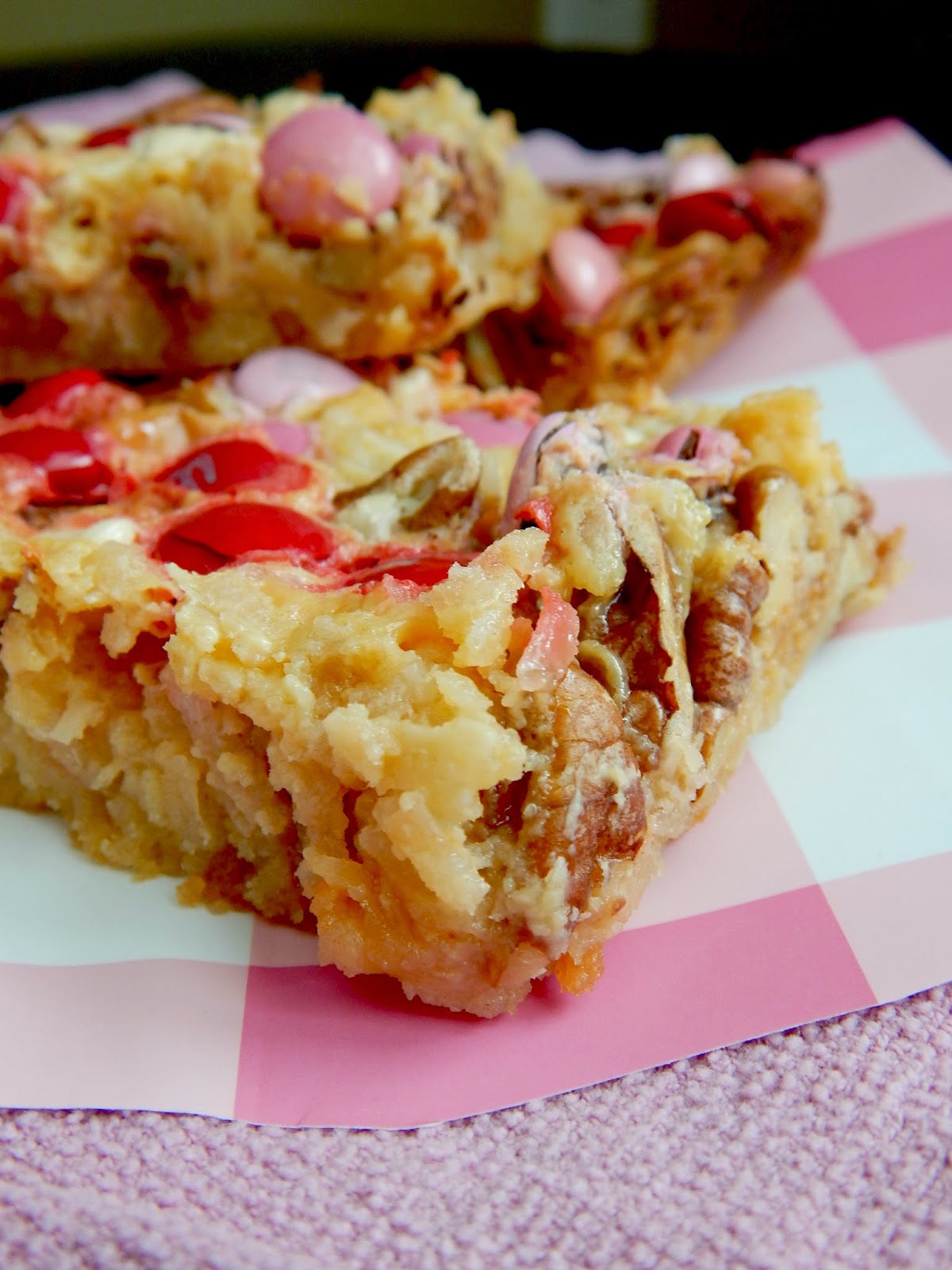 Ally's Sweet and Savory Eats 7 Layer Valentine Bars