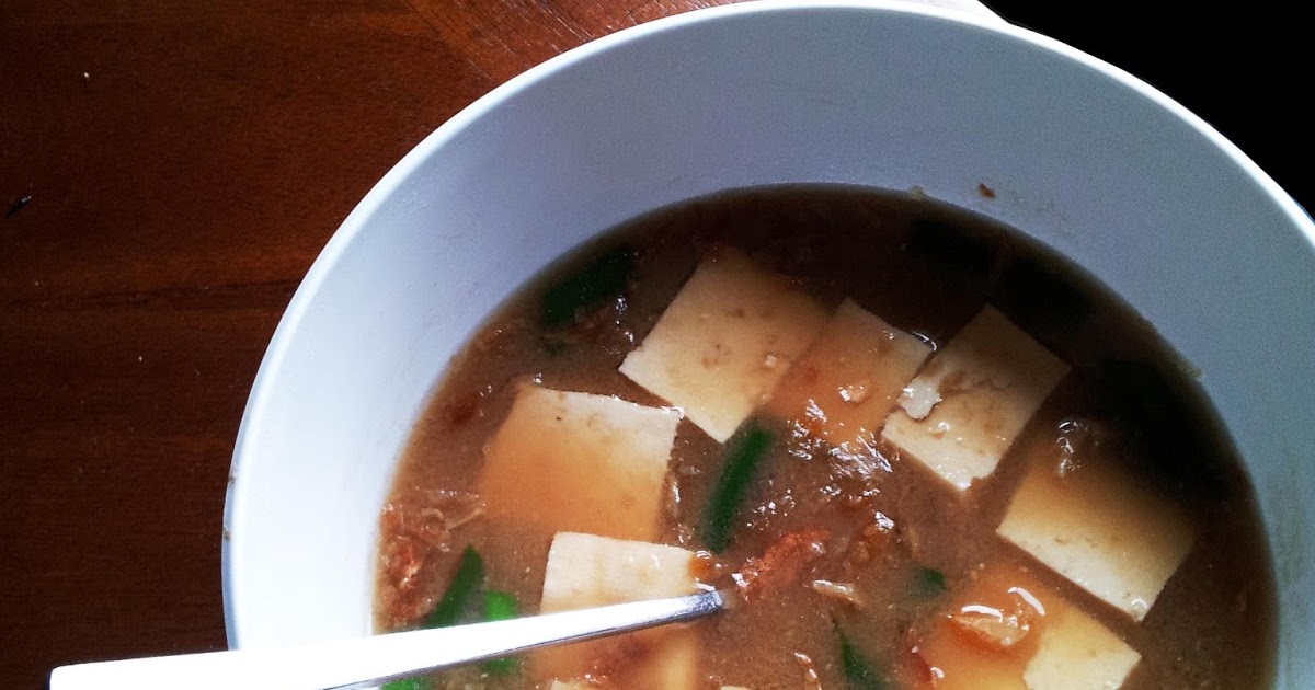 A Profound Hatred of Meat Miso Soup with Homemade Shiitake Dashi