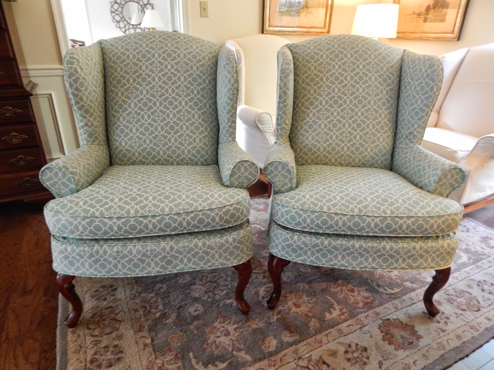 Pam Morris Sews Waverly Sun N Shade Slipcovers