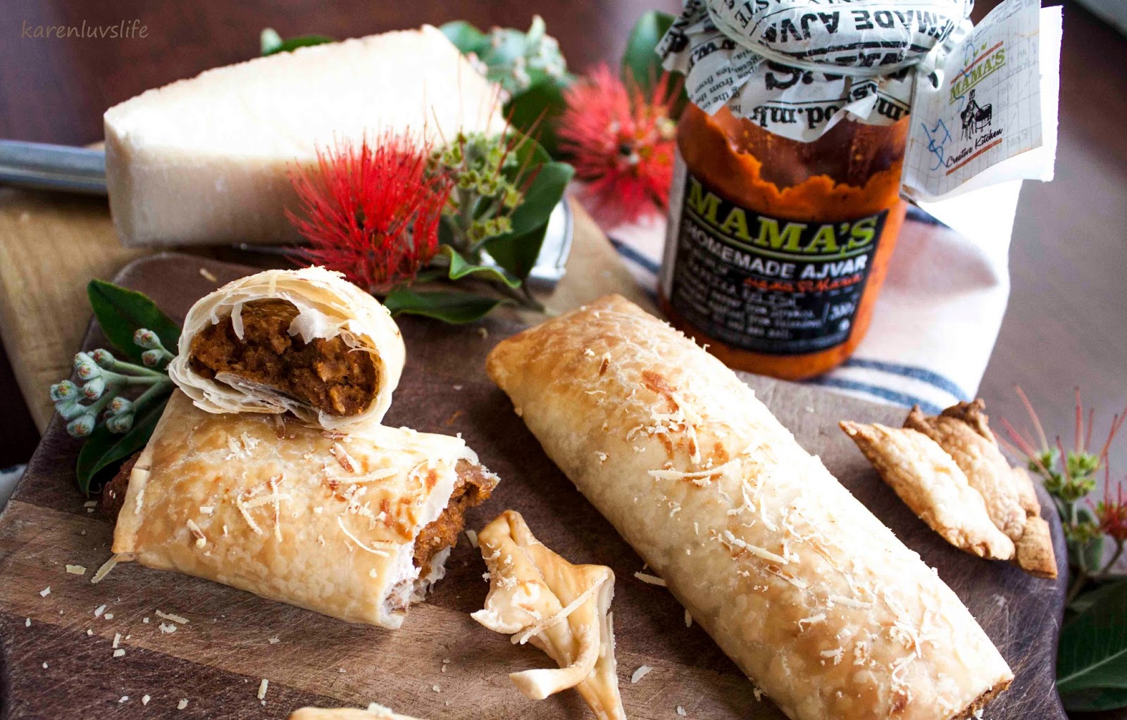 Chili chicken sausage rolls KARENLUVSLIFE