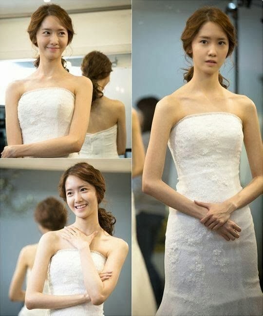 yoona wedding dress