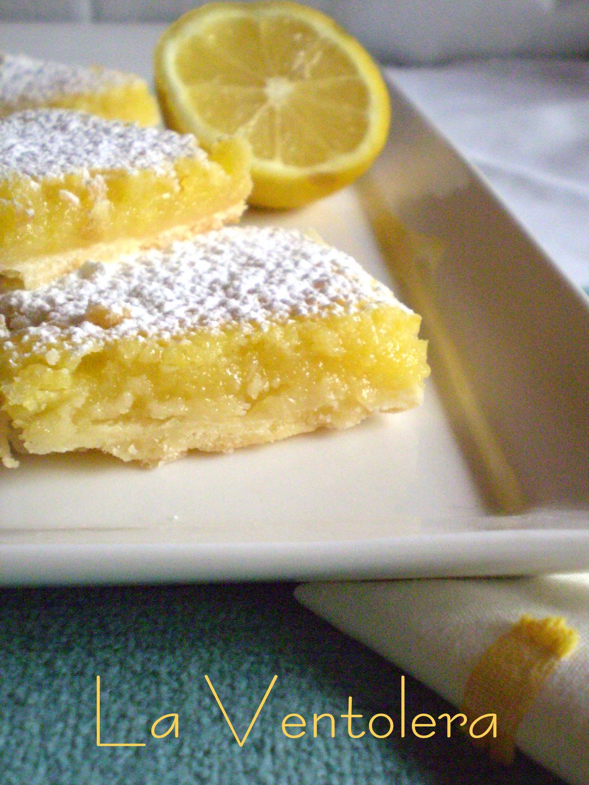 LA VENTOLERA CUADRADOS DE LIMÓN LEMON BARS