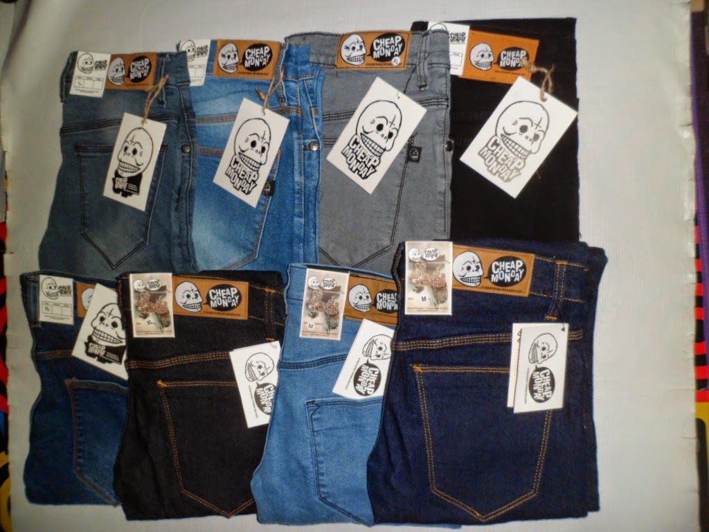 cheap monday - grosir jeans - denim - slim cut - stretch - cheap monday