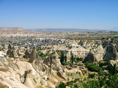 Panoramic View of Avcilar Valley in Cappadocia