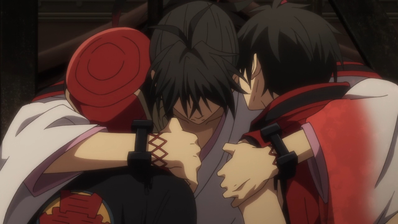 الحلقة السادسة من الأنمي التاريخي Donten ni Warau 