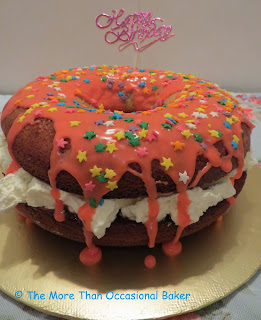 XL Doughnut Birthday Cake