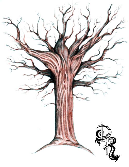 Half Evil Productions How To Draw An Autumn Tree With Colored Pencils