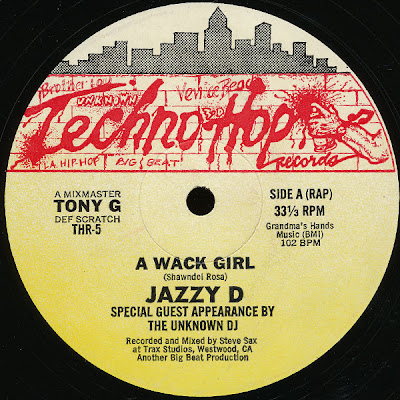 Jazzy D ‎– A Wack Girl (1986, VLS, VBR)
