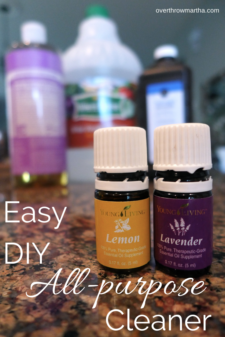 How to make an all purpose cleaner. This is so easy! #DIYcleaning #chemicalfree