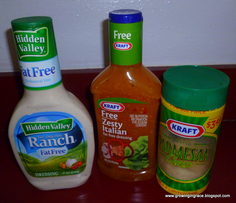 Growing in Grace Ranch Italian Parmesan Dressing