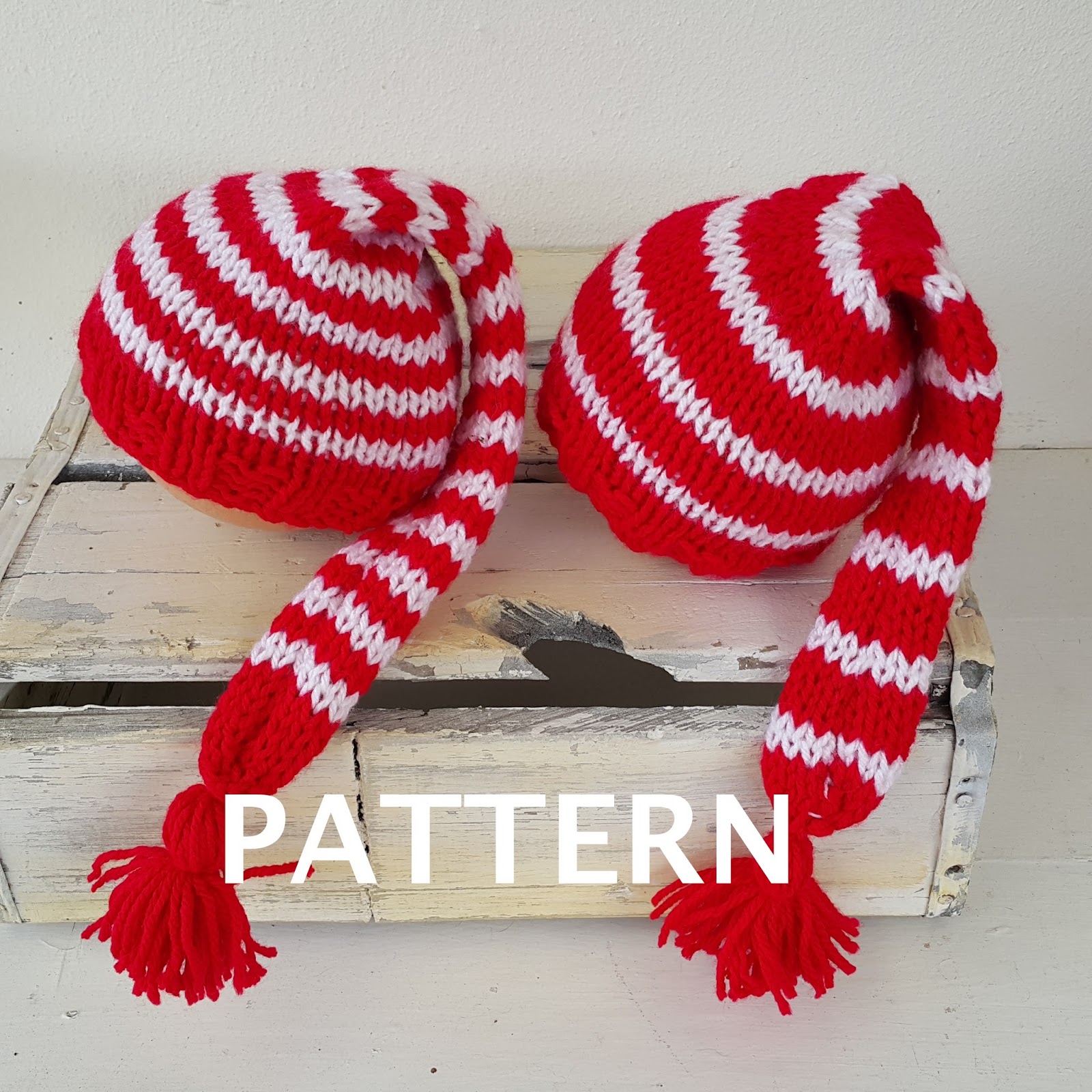 Crafty Stuff Baby Knits and Photo Props: ** Pattern for a Pixie Elf hat for N...