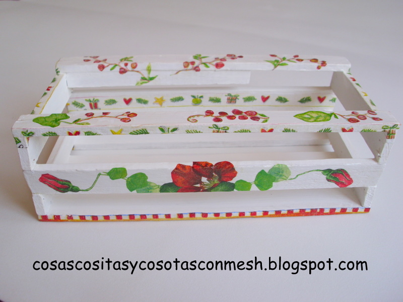 Manualidades en decoupage en madera cositasconmesh