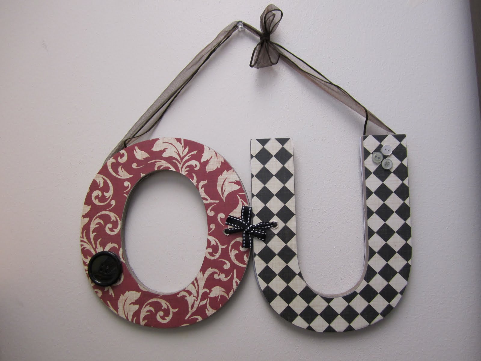 Griffin Cooper 8inch Hanging Alphabet Letter Wall Art