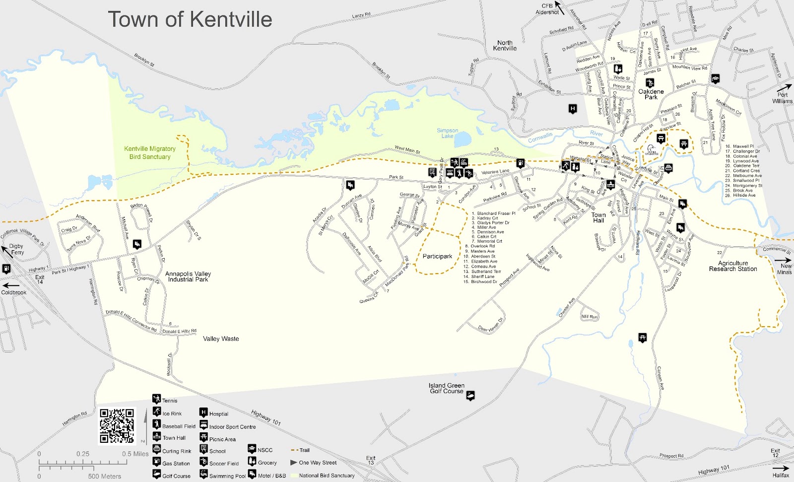 Geomapix Gateway Blog Spot New Town of Kentville Street Maps