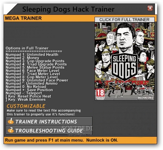 sleeping dogs hacking codes