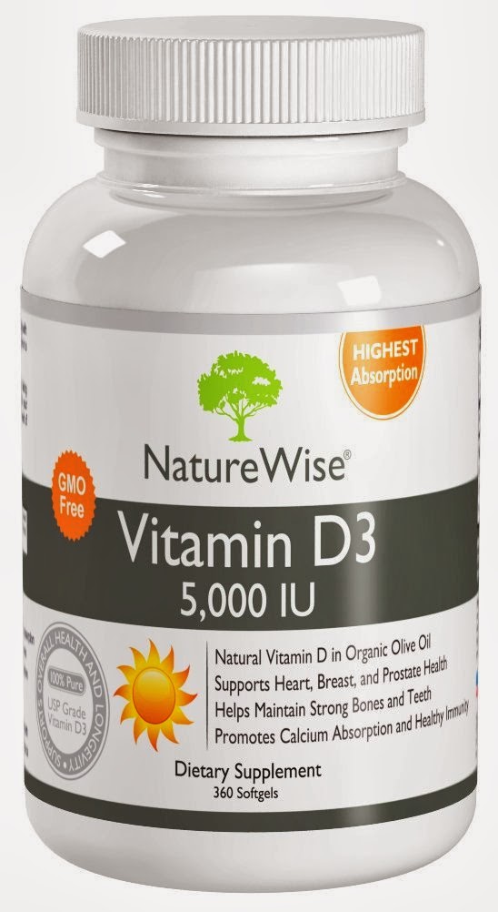 cholecalciferol NatureWise Vitamin D3 5,000 IU, 360 Softgels