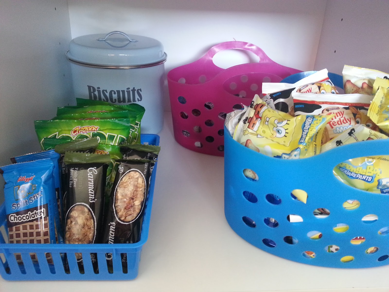 Our Little Snack cupboard