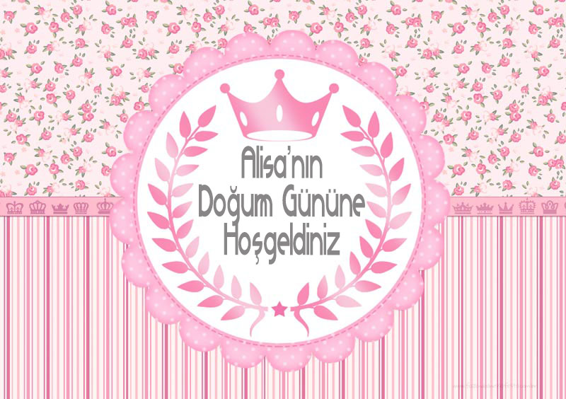 Prenses Taç Temalı Ücretsiz Parti Seti Neşeli Süs Evim Prenses Taç Temalı Ücretsiz Parti Seti Neşeli Süs Evim