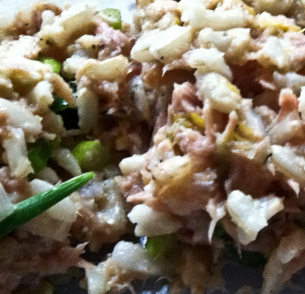 OnTheMoveIn the Galley Fish and Rice Cakes