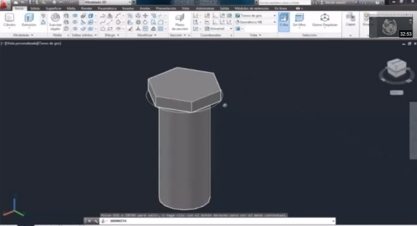 How To Draw Nuts And Bolts In Autocad