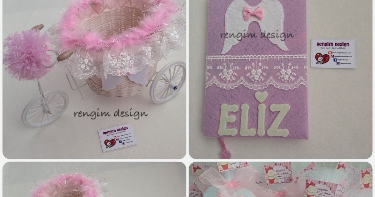 Rengim Design Keçe Bebek Şekeri / Tema Melek (Eliz Bebek)