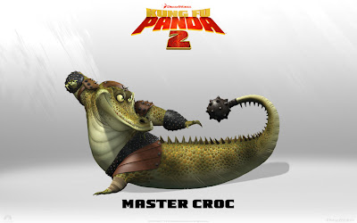 Master Croc Kungfu Panda 2 Movies Wallpaper - Cartoon Wallpaper