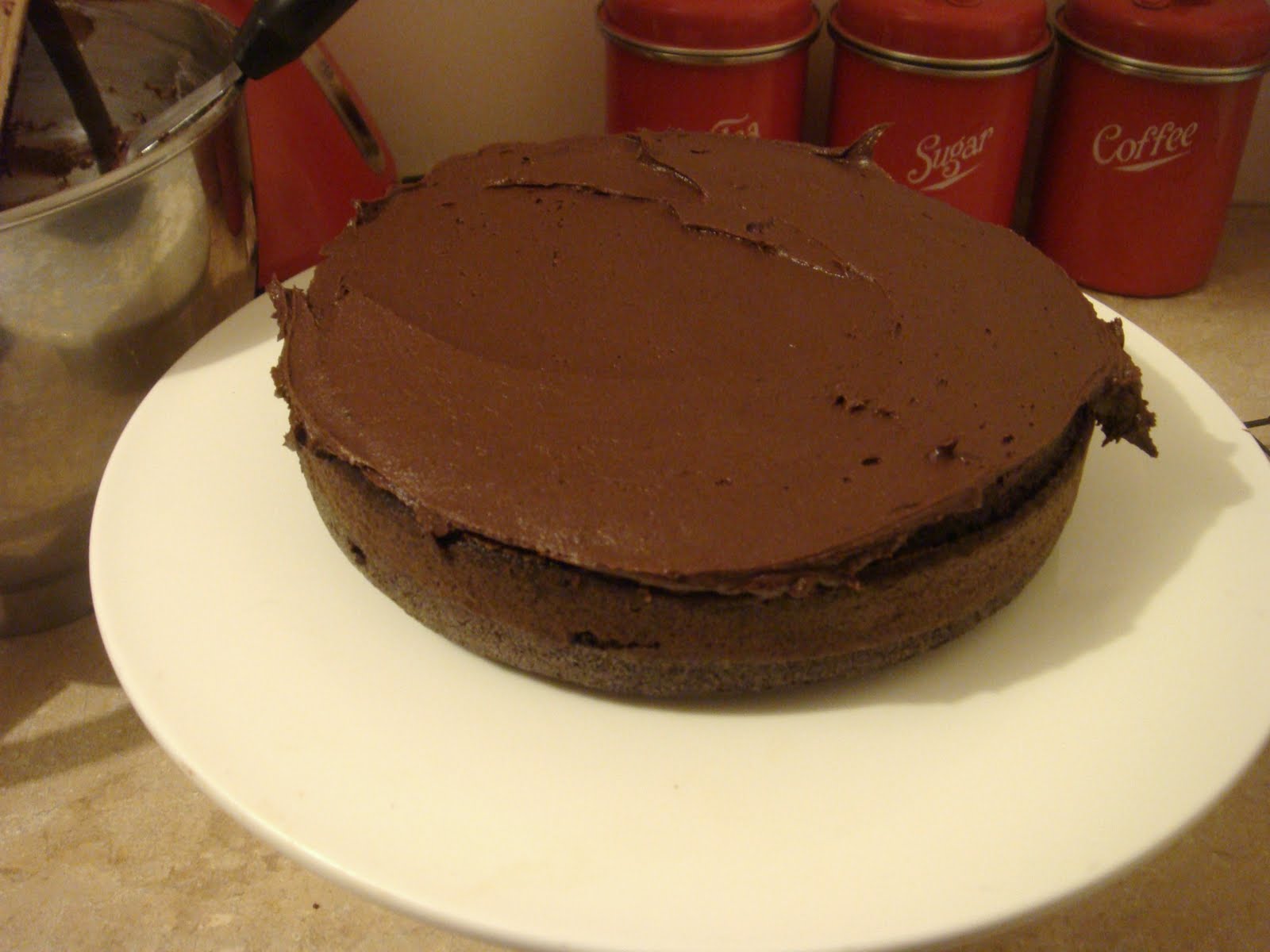 butter hearts sugar Chocolate Cake