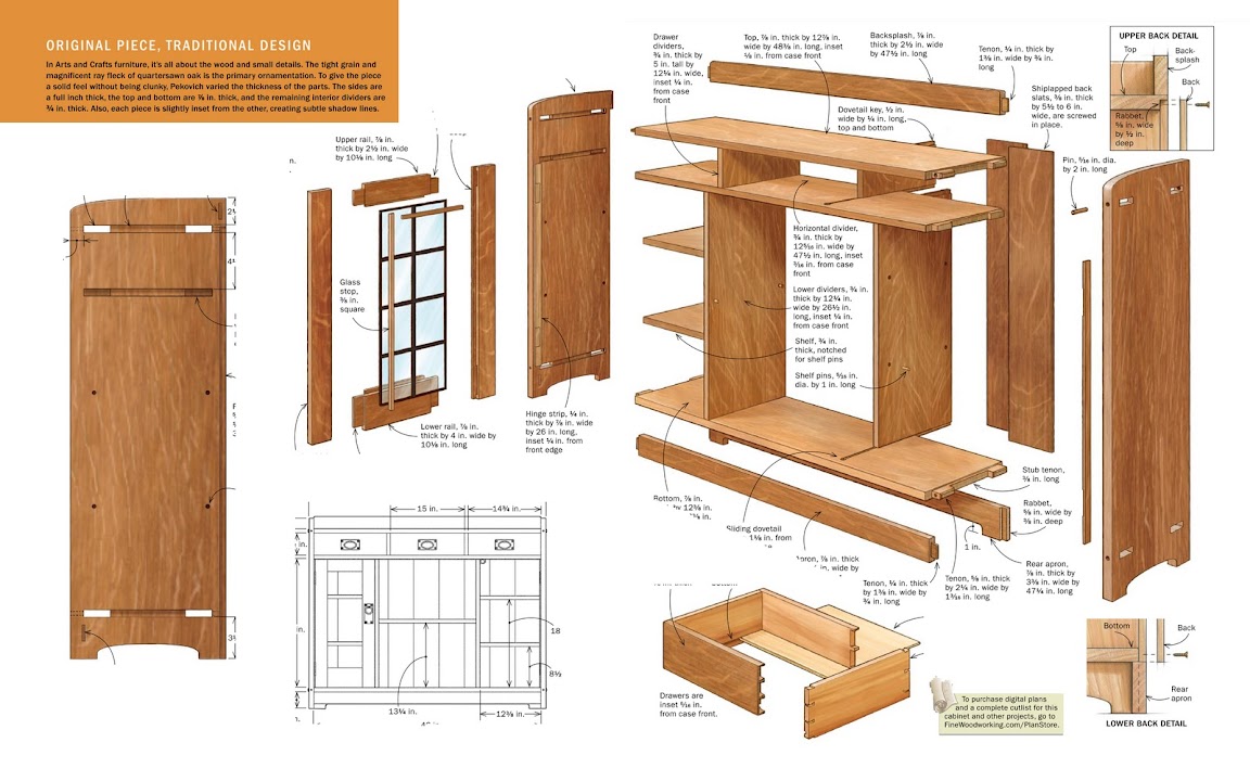 sketchup woodworking plans