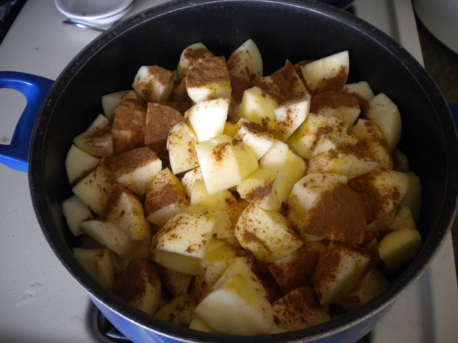 It's Just Cooking Fresh Applesauce