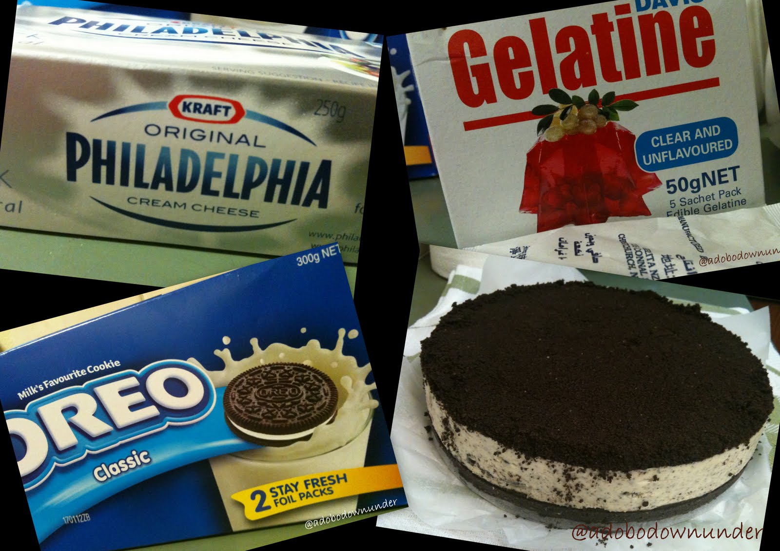 adobo down under Giant Oreo cookie (aka Nobake Oreo