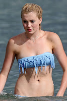 Ireland Baldwin wearing a bikini on vacation in Hawaii