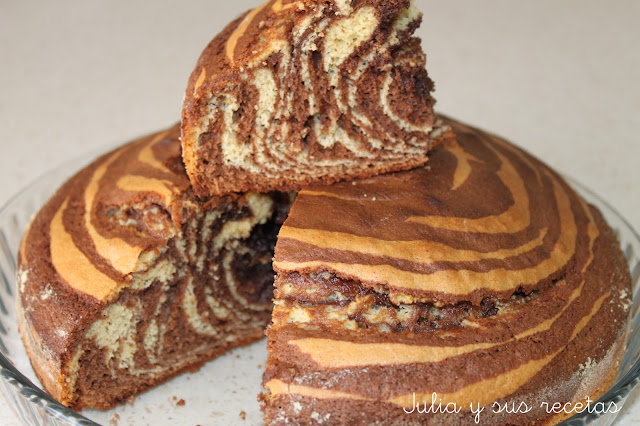 BIZCOCHO CEBRA DE NUTELLA