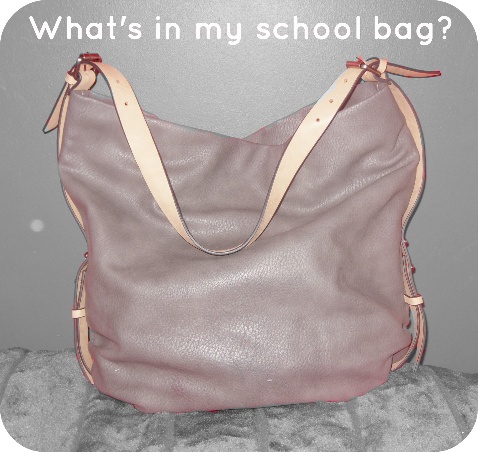 beauty and me. What's in my School Bag?