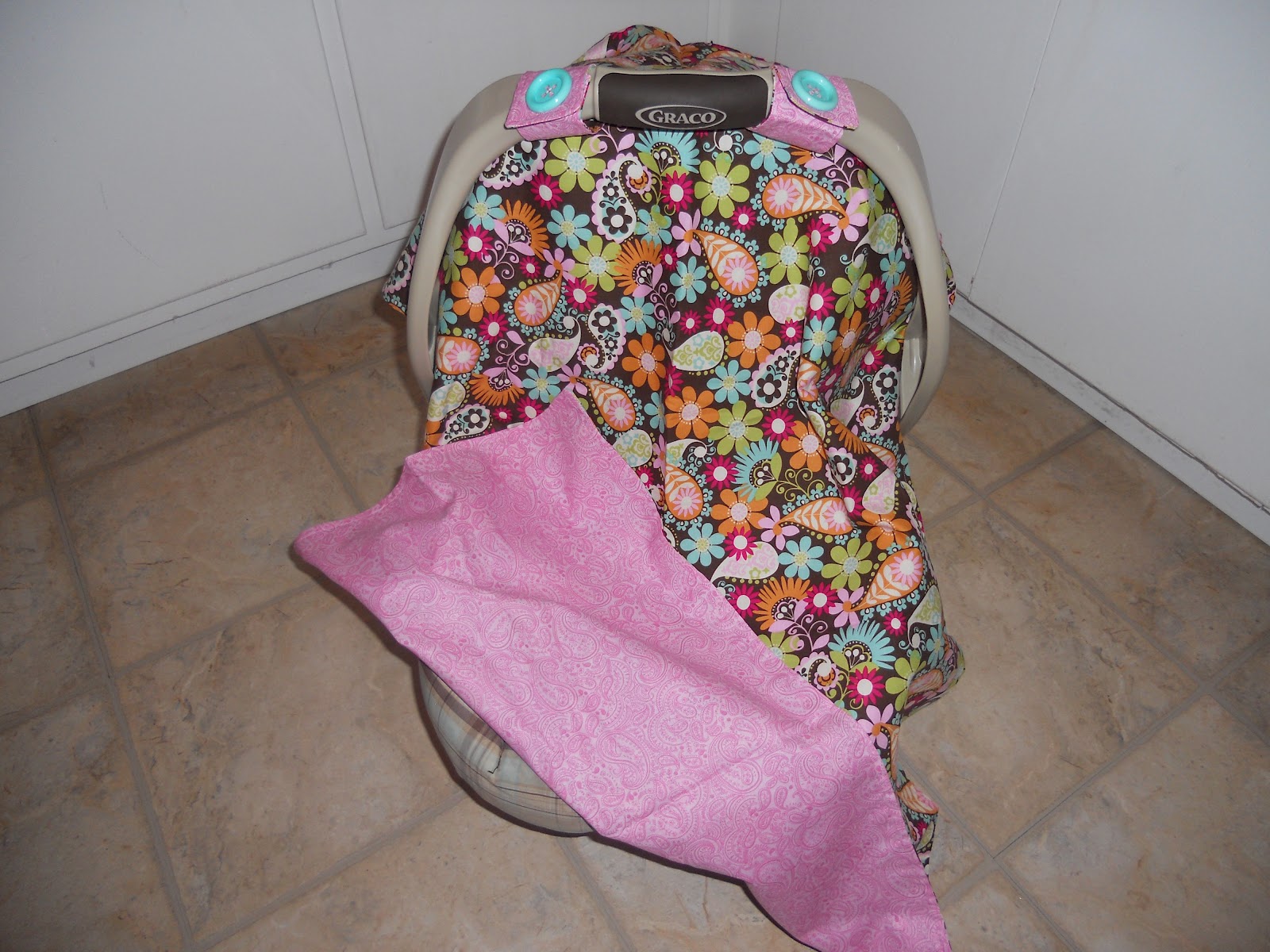 The Creative Side Car Seat Canopy Tutorial FREE!!!