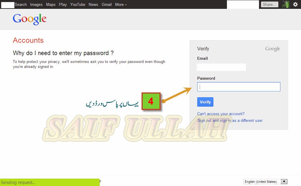 Verification in urdu