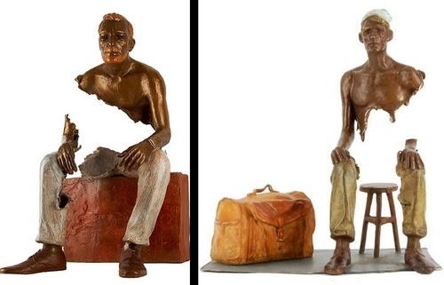 00-French-Artist-Bruno-Catalano-Bronze-Sculptures-Les Voyageurs-The-Travellers-www-designstack-co