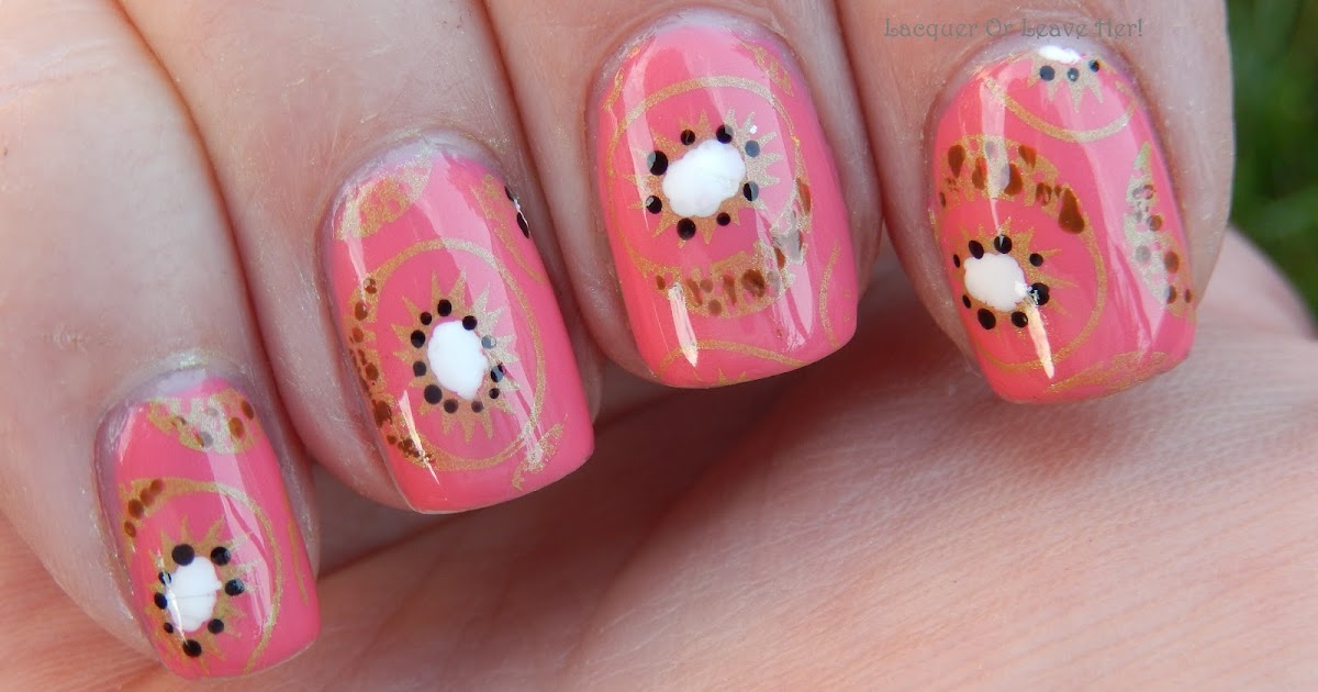 Lacquer or Leave Her! Before & After Pink Kiwi Lemonade )