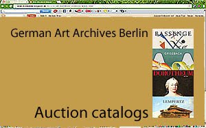 Auction catalogs in the
