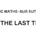 Only the last term or Atyayoreva Vedic Maths