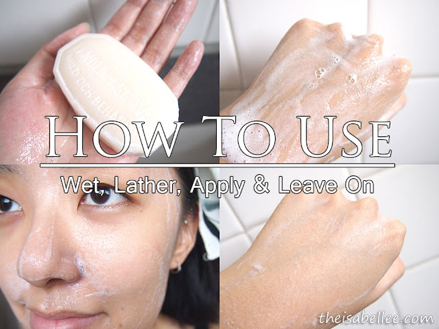How to use facial care soaps as mask