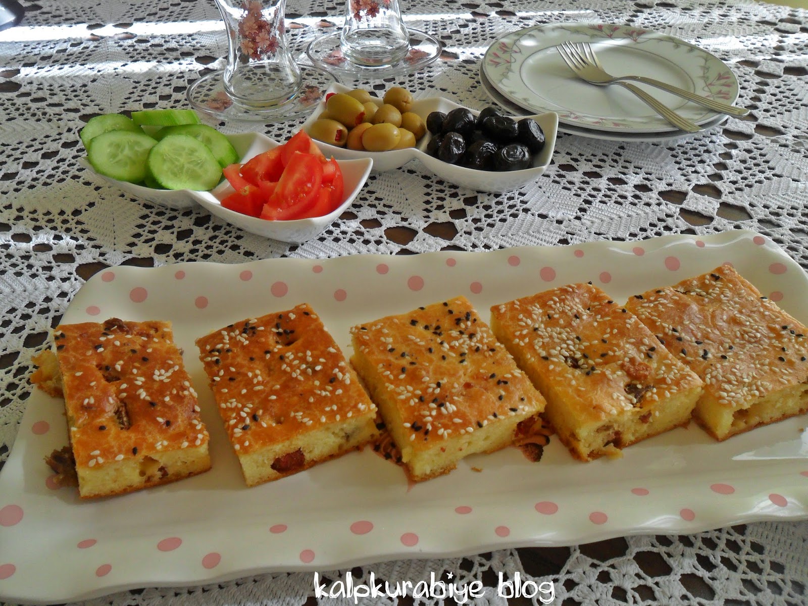 kalpkurabiye Kahvaltı Keki