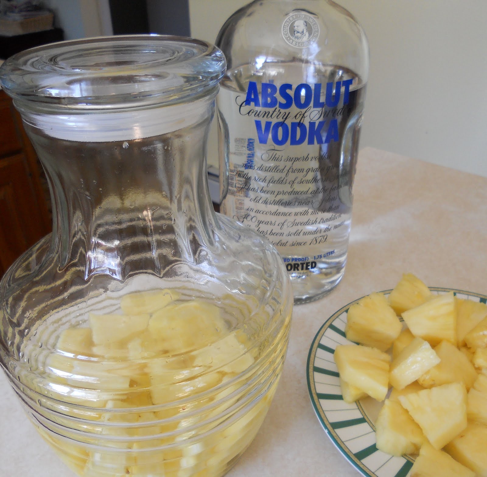 Pineapple Infused Vodka JustOneDonna