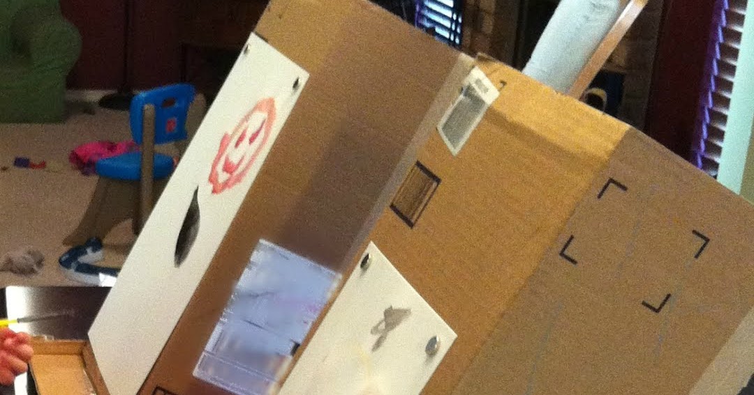 Testy yet trying DIY Tabletop Easels from a Cardboard Box